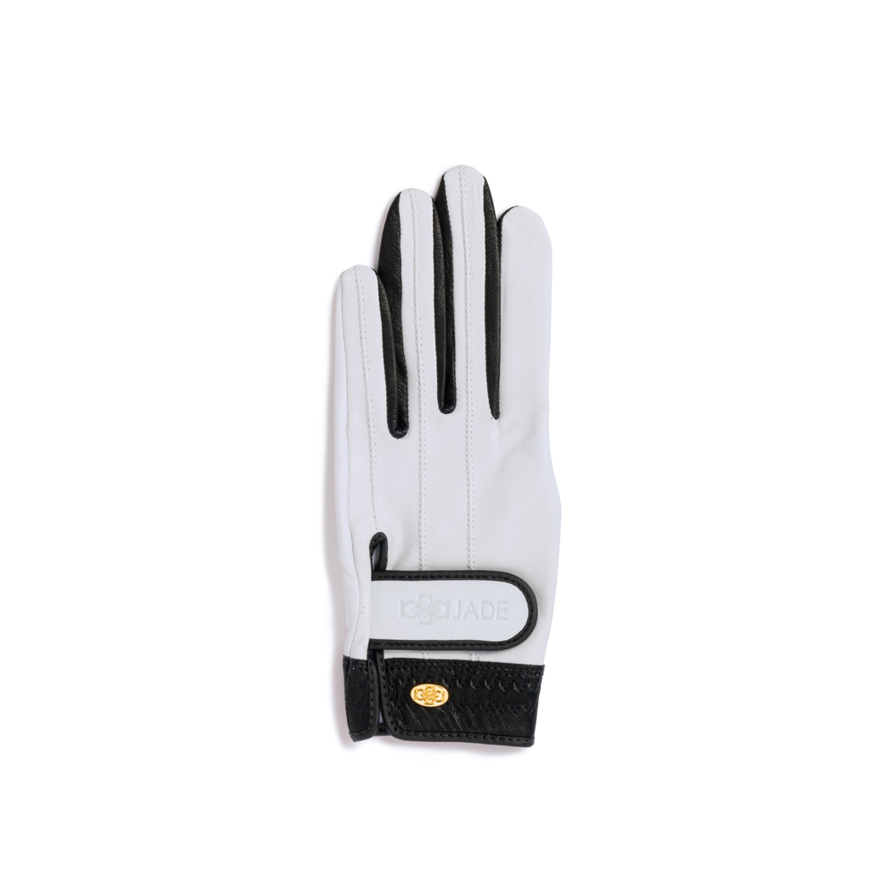 Elegant Golf Glove【左手】white-black