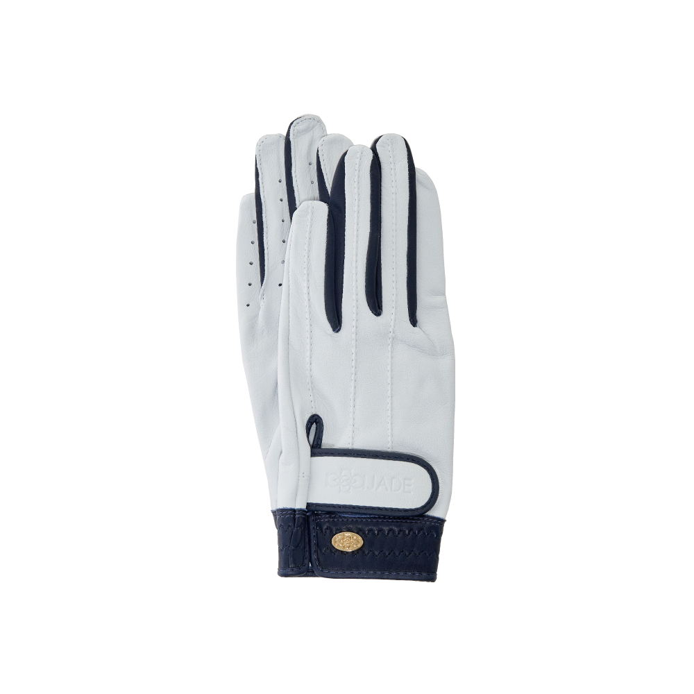 Elegant Golf Glove【両手】white-navy